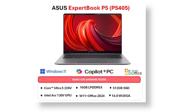 ASUS ExpertBook P5 Intel Core Ultra