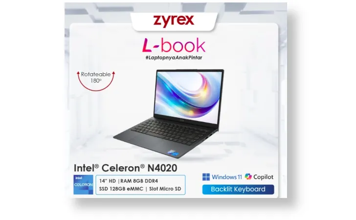 laptop 4 jutaan Zyrex L-Book
