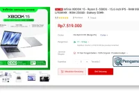 laptop 7 jutaan