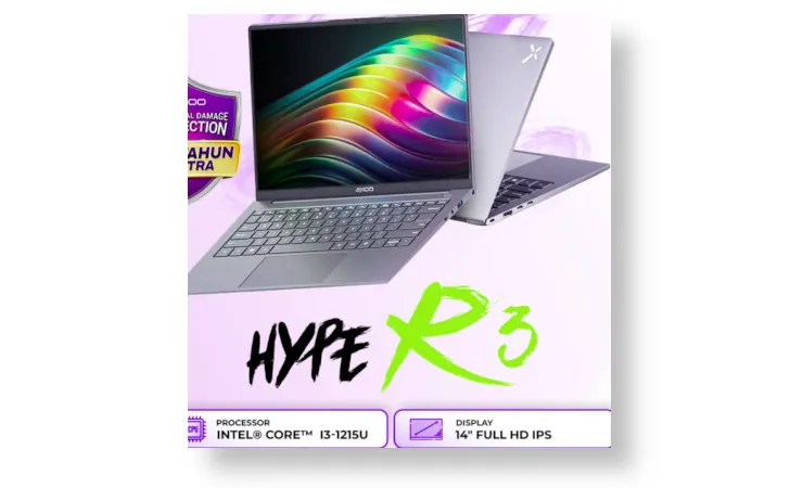 laptop 7 jutaan Axioo Hype R3