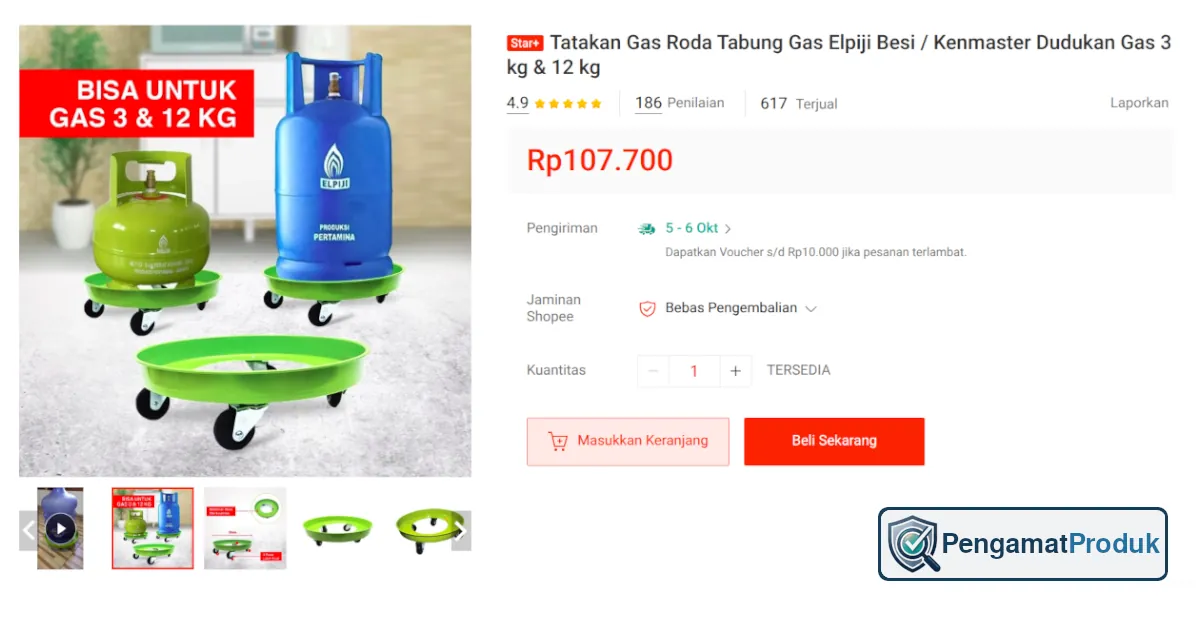 tatakan tabung gas